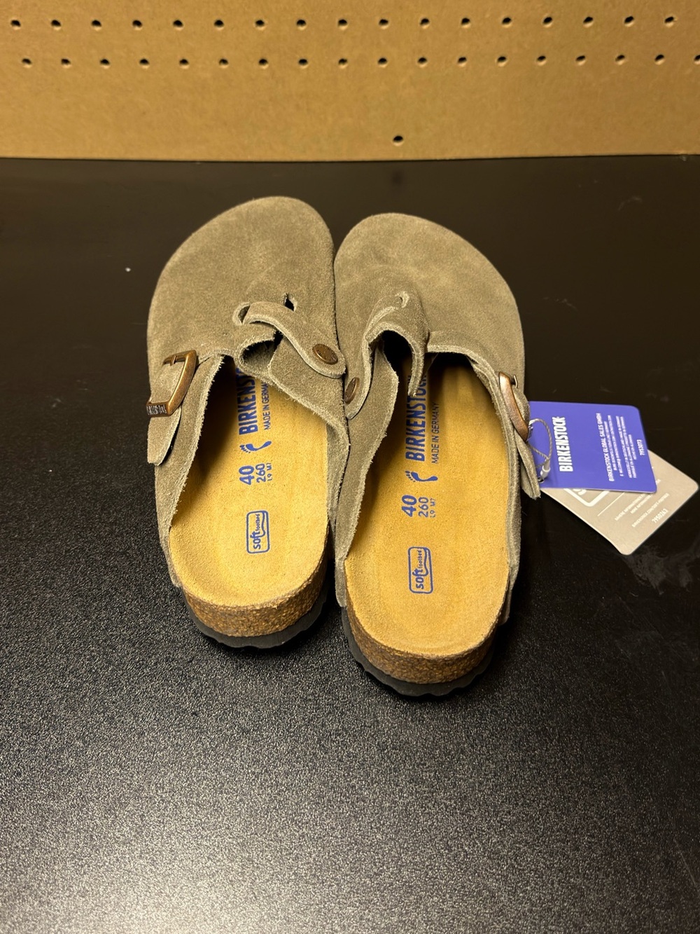 Birkenstock Boston Clog Taupe Women’s Size 7 8 9 - Picture 3 of 4